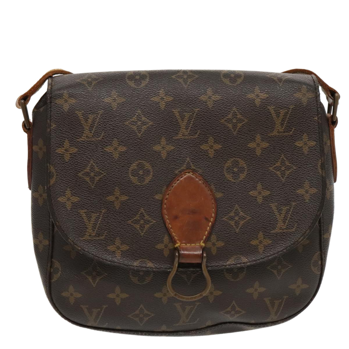 LOUIS VUITTON Monogram Saint Cloud GM Shoulder Bag M51242 LV 96093