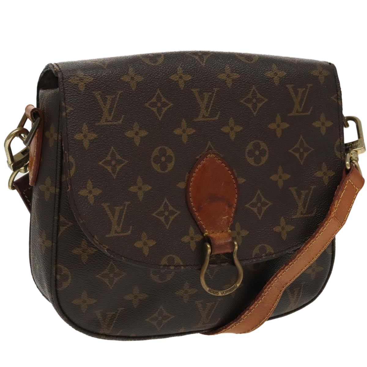 LOUIS VUITTON Monogram Saint Cloud GM Shoulder Bag M51242 LV 96094