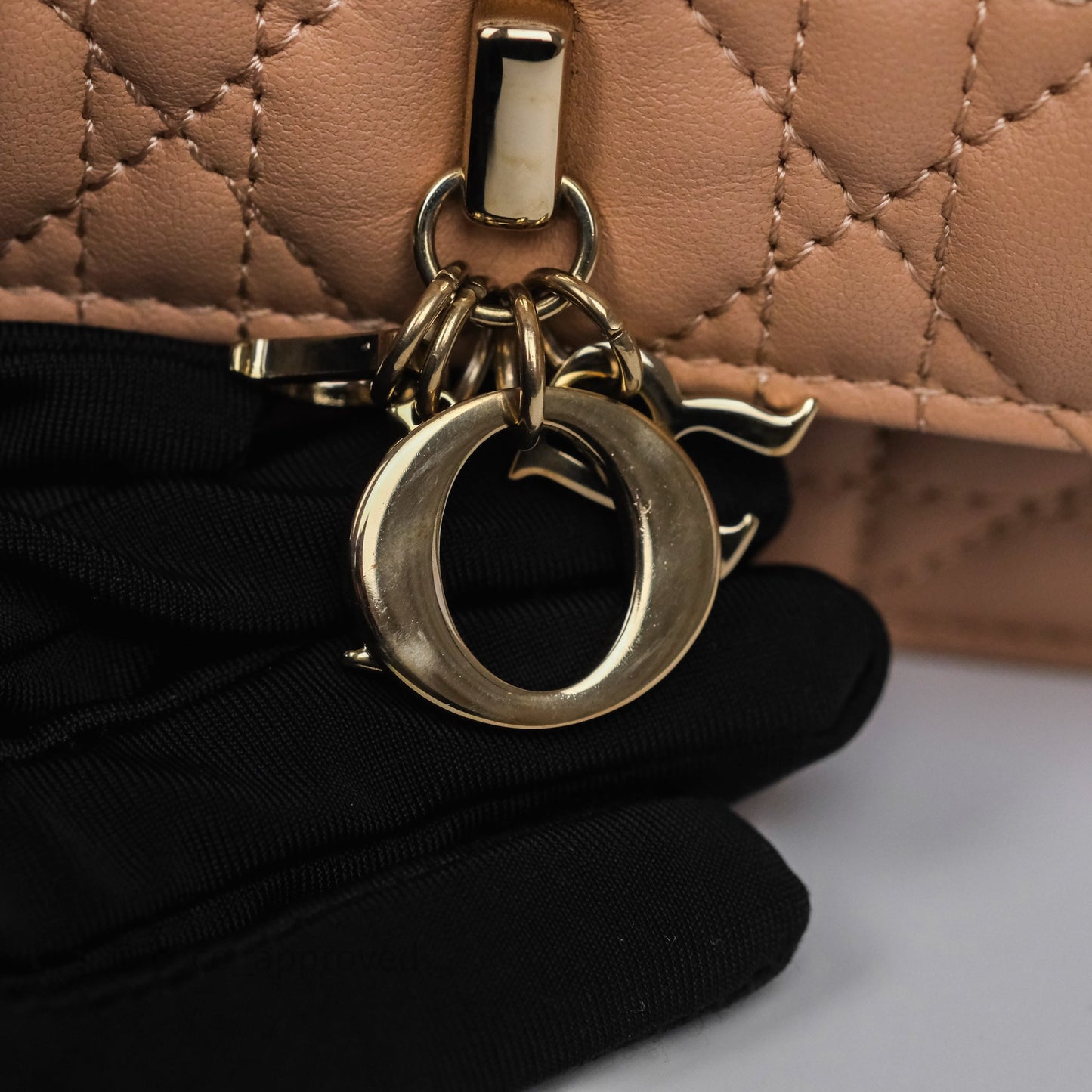 Dior My Dior Mini Bag Rose des Vents Cannage Lambskin