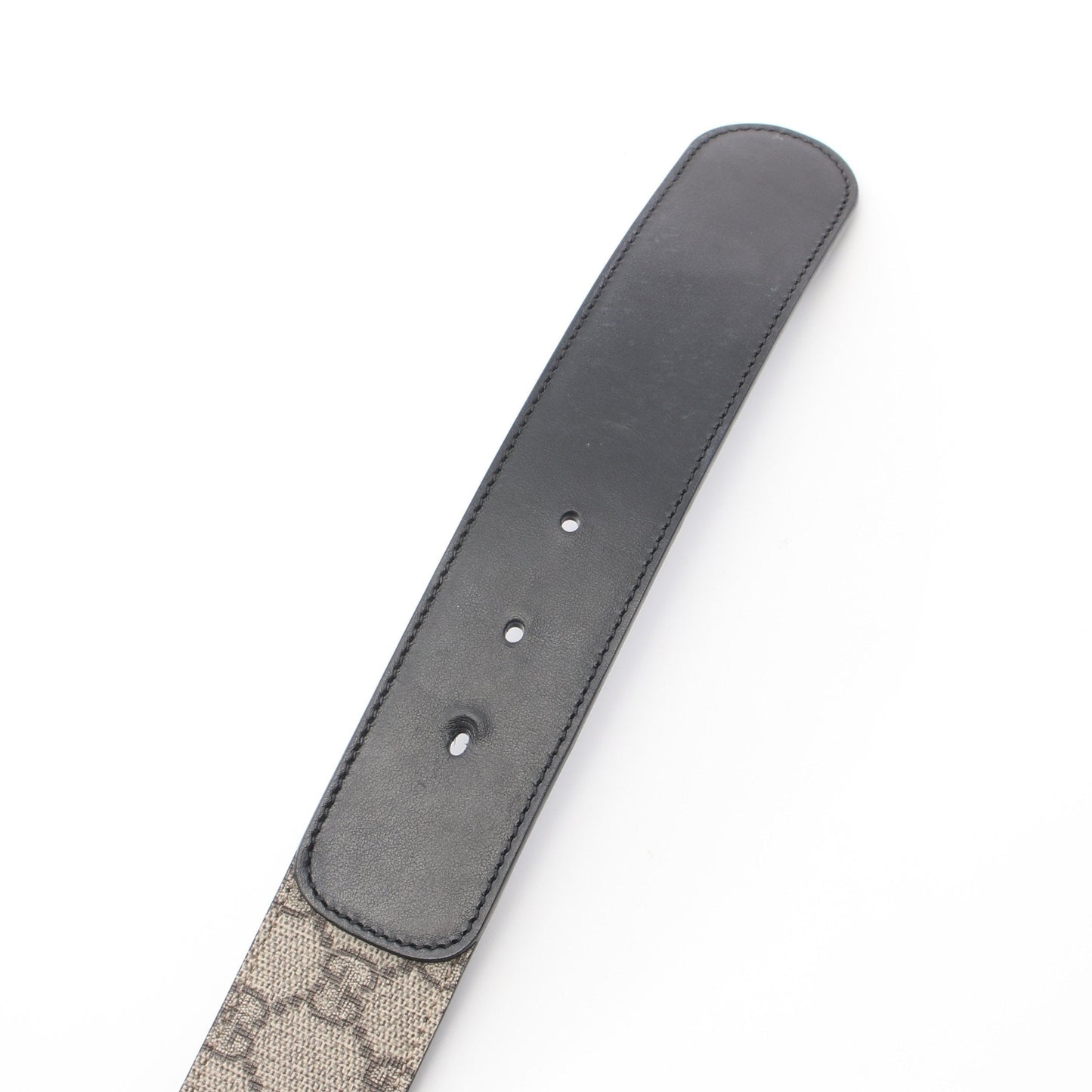 Luxury Gucci Trending 2025 Double G buckle GG Supreme Wide Belt PVC Leather Beige Black Gold hardware