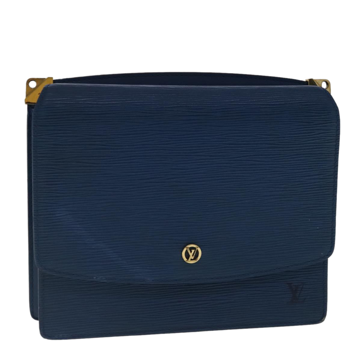 LOUIS VUITTON Epi Grenel Shoulder Bag Blue M52362 LV 96110