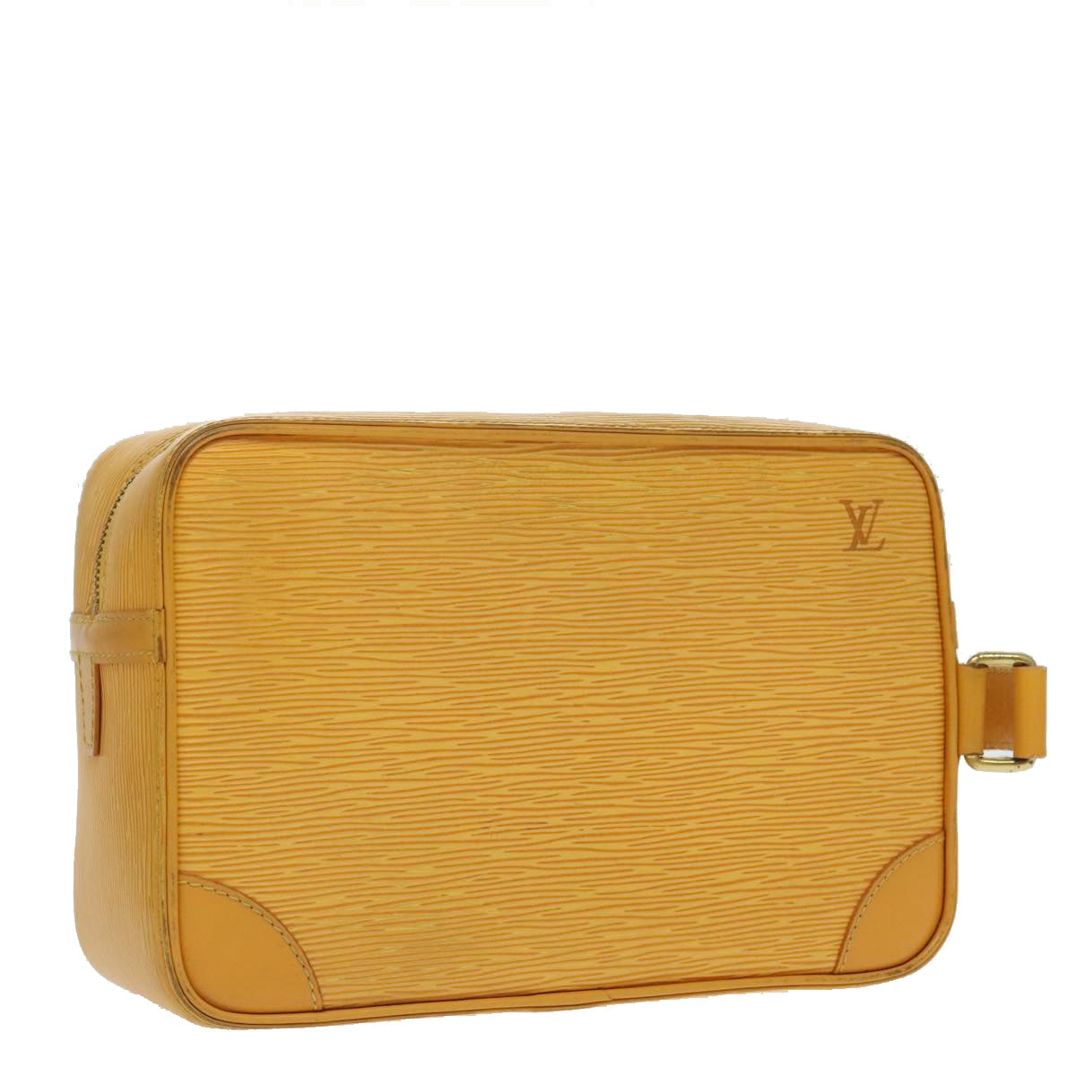 LOUIS VUITTON Epi Clutch Bag SPO Yellow LV 96111