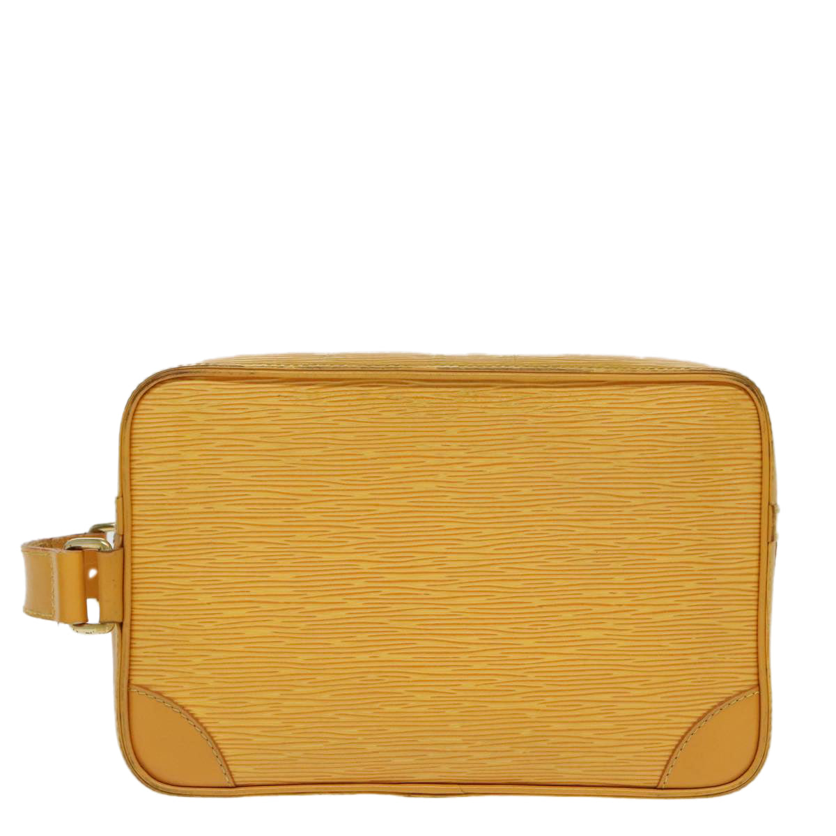 LOUIS VUITTON Epi Clutch Bag SPO Yellow LV 96111