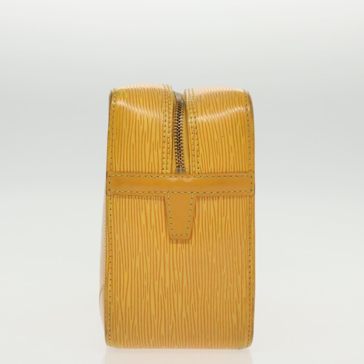LOUIS VUITTON Epi Clutch Bag SPO Yellow LV 96111