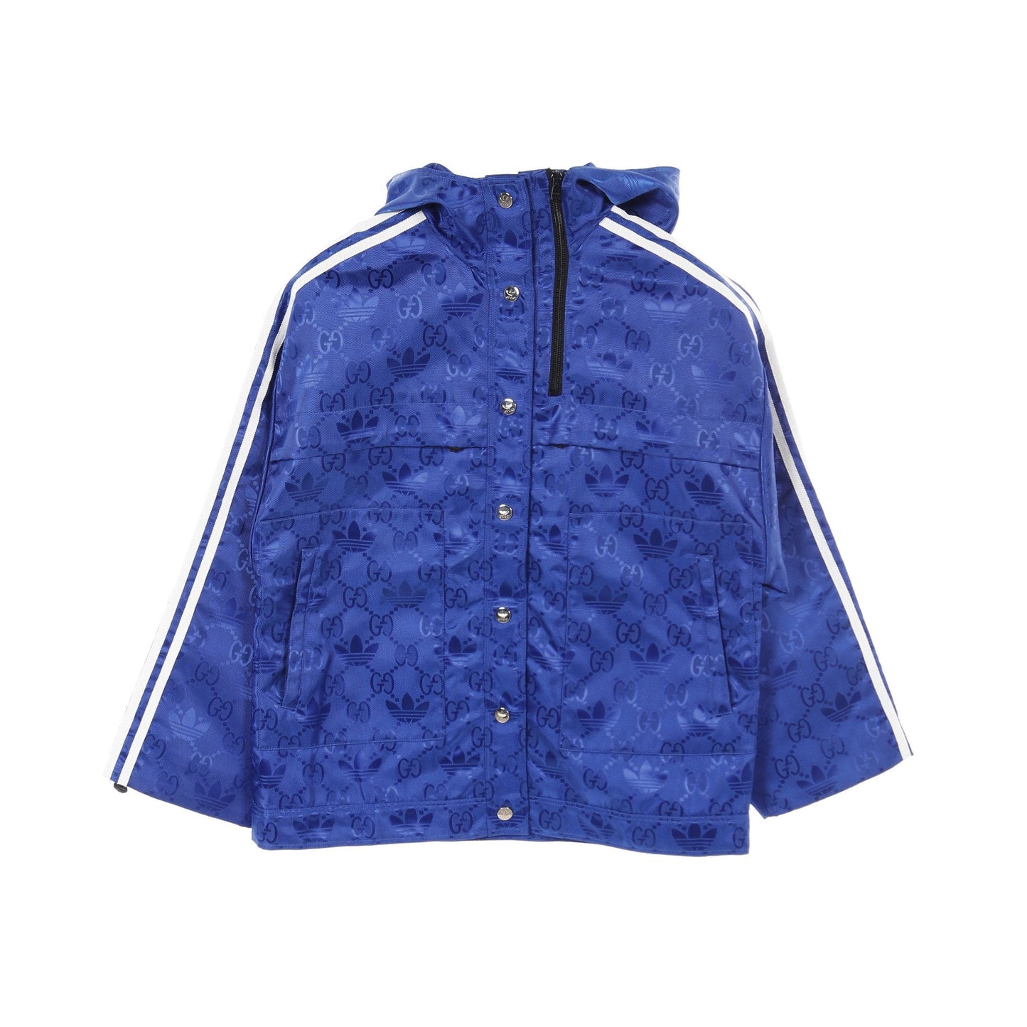 Luxury Gucci Trending 2025 Luxury Gucci Trending 2025 * adidas GG Windbreaker Booties Jacket Nylon Blue