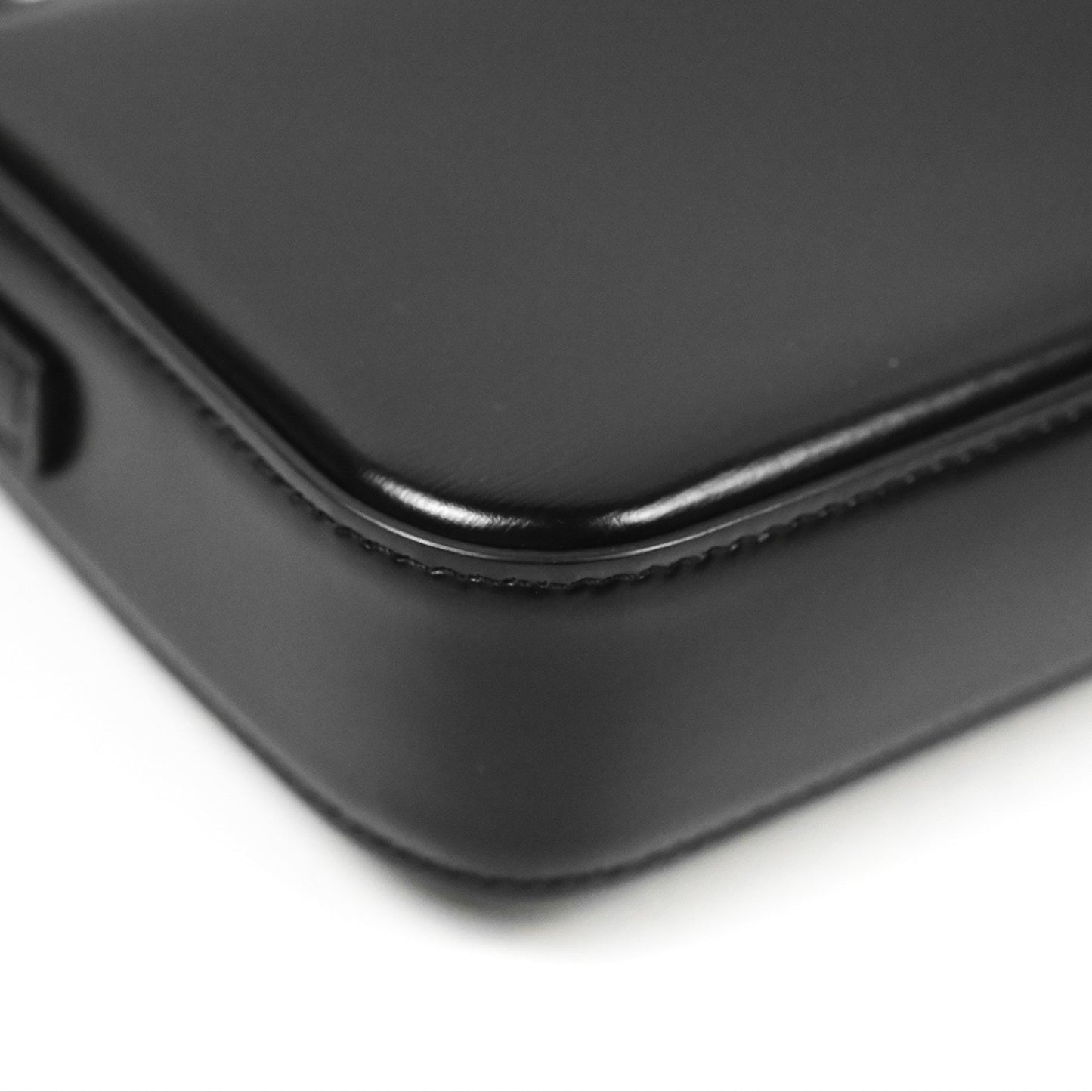 Celine Triomphe Shoulder Bag Black Calfskin