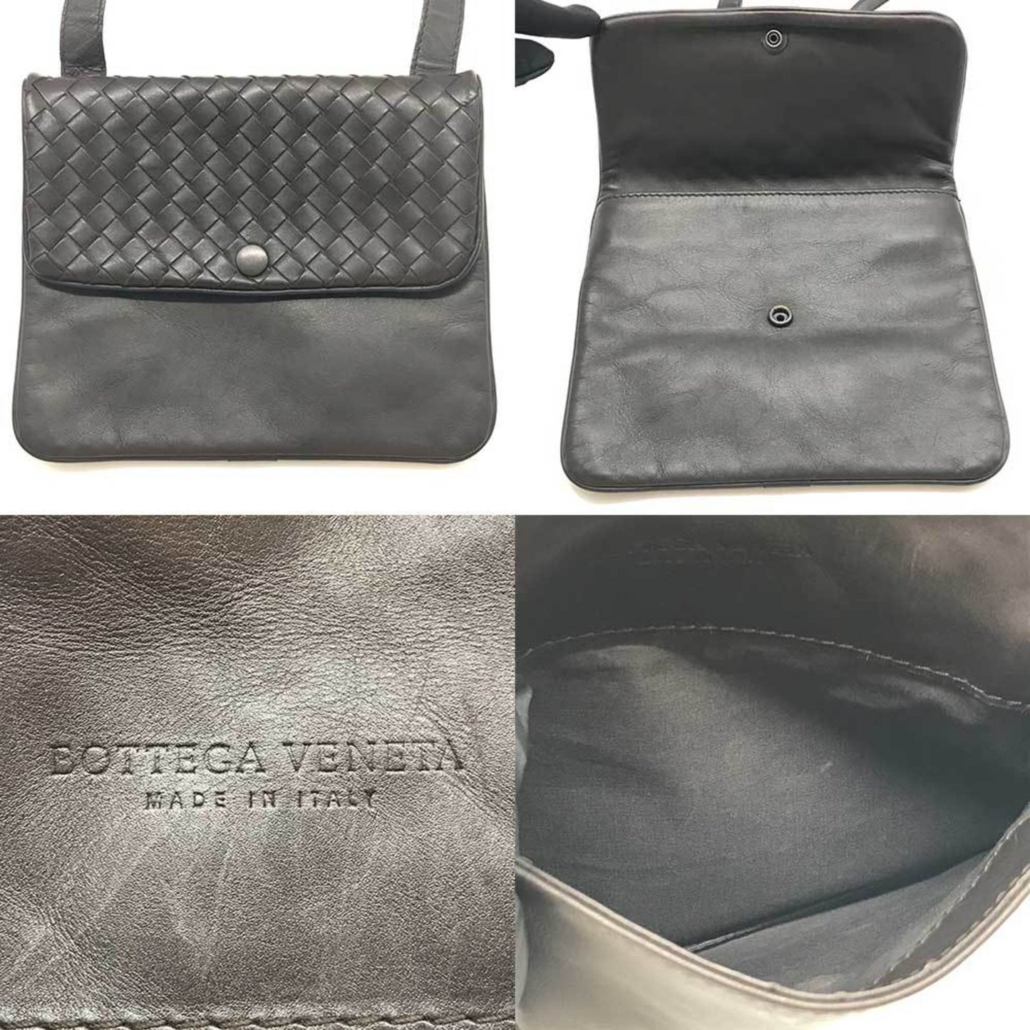 Luxury Bottega Veneta Intrecciato  Leather Shoulder Bag ()