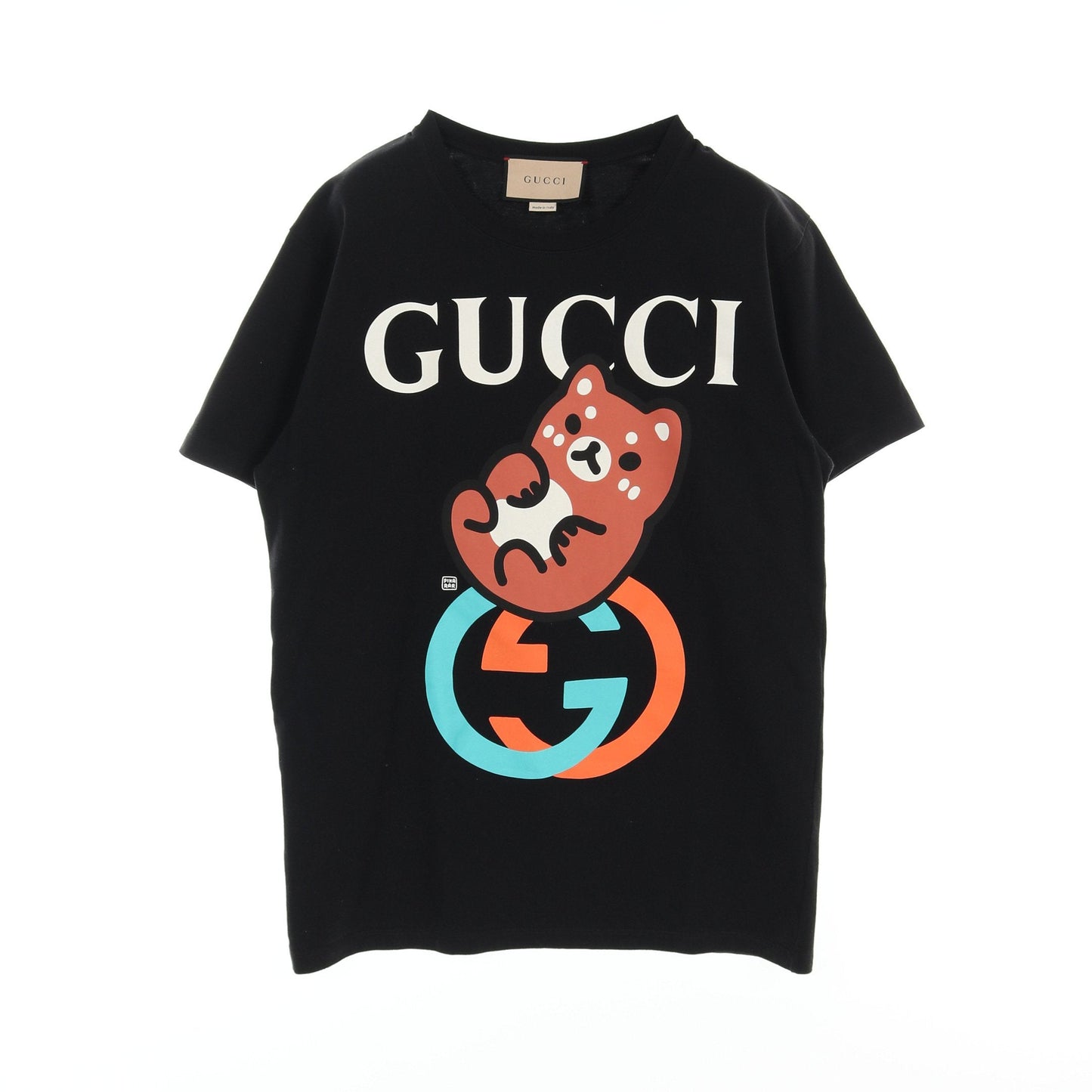 Luxury Gucci Trending 2025 Luxury Gucci Trending 2025 * PIKARAR T-shirt Crew neck Cotton Black Multicolor