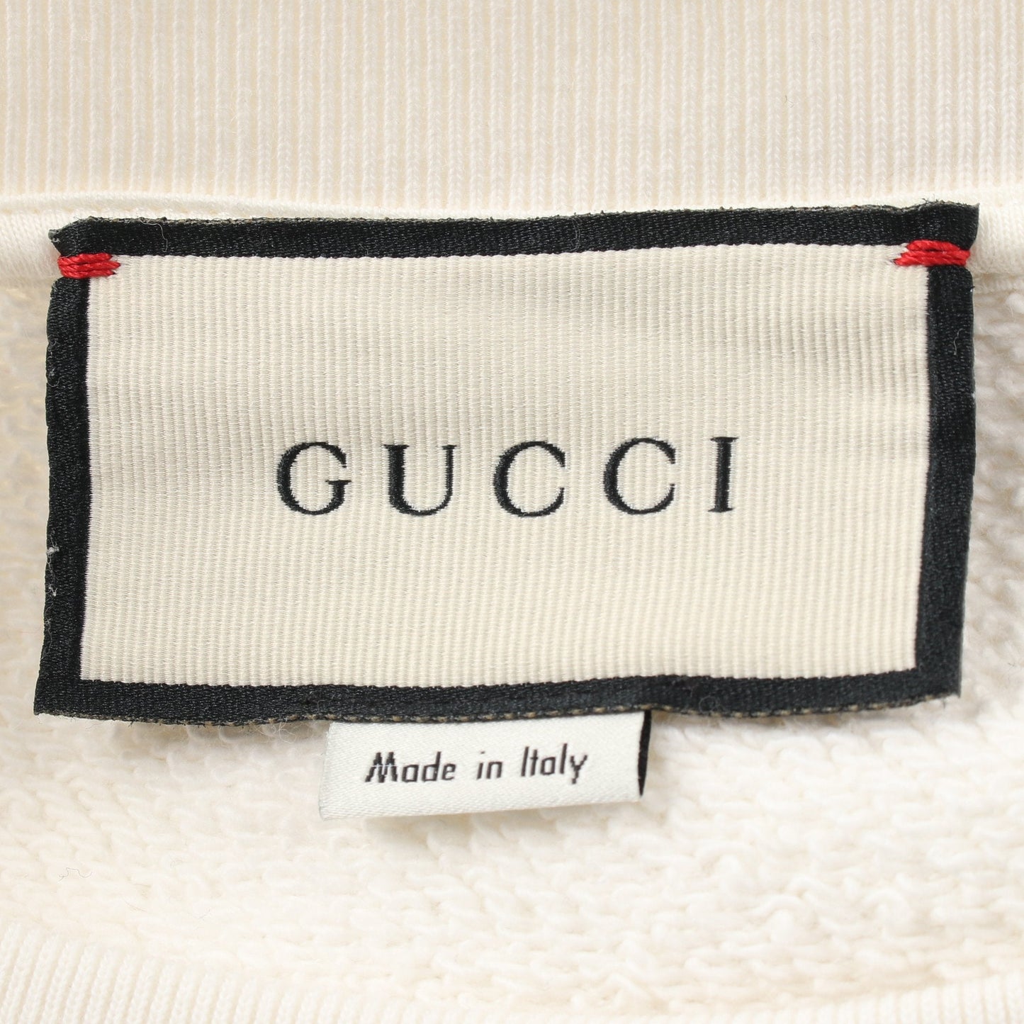Luxury Gucci Trending 2025 BEVERLY HILLS CHERRY Sweatshirt Crew neck Cotton White Multicolor