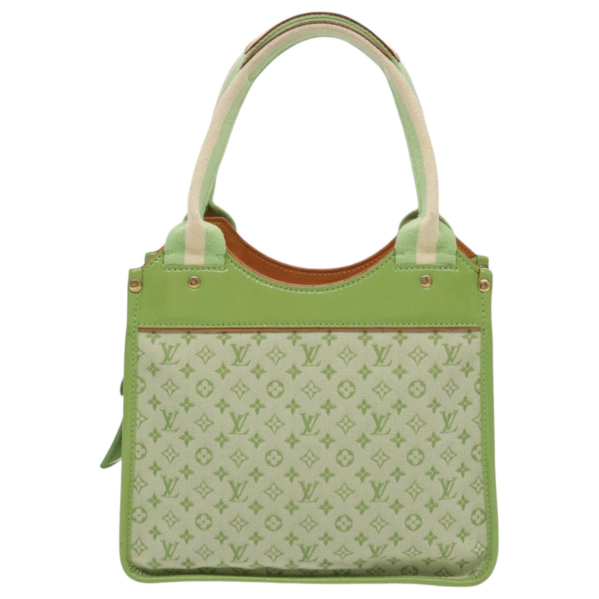 LOUIS VUITTON Monogram Mini Sac Catline Tote Bag Almond Green M92931 96127