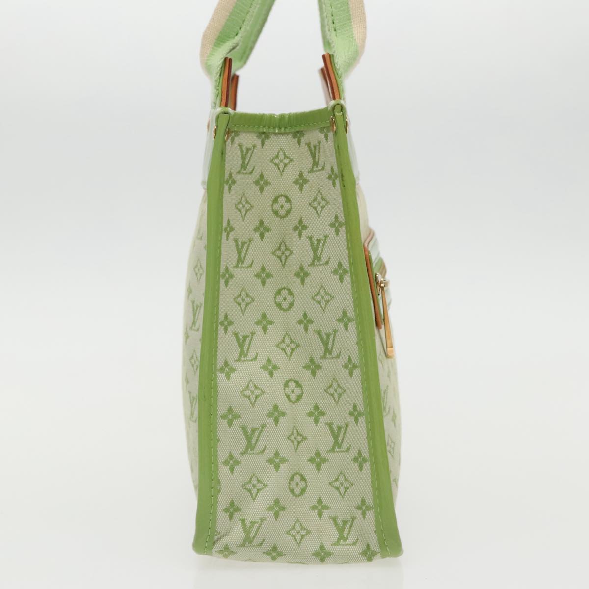 LOUIS VUITTON Monogram Mini Sac Catline Tote Bag Almond Green M92931 96127