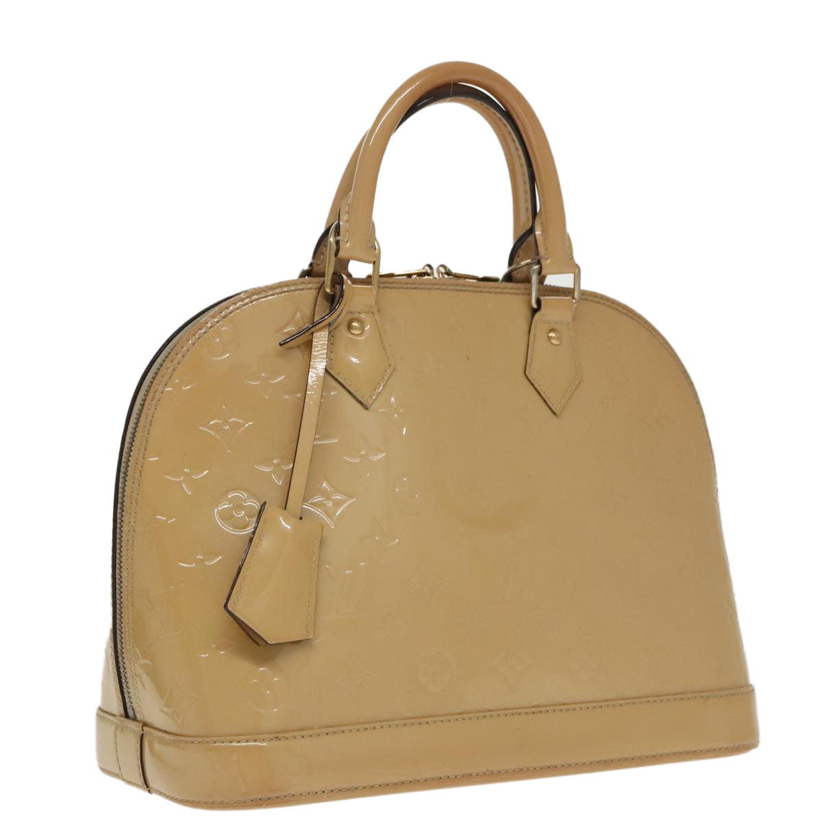 LOUIS VUITTON Monogram Vernis Alma PM Hand Bag Moldore M50563 LV 96129