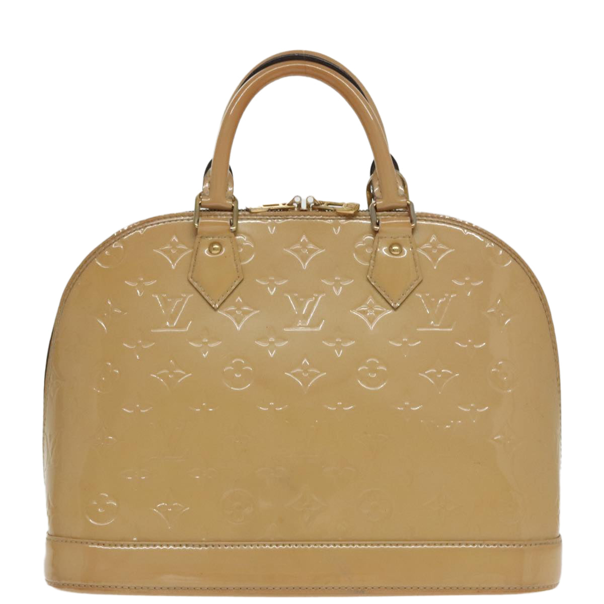 LOUIS VUITTON Monogram Vernis Alma PM Hand Bag Moldore M50563 LV 96129