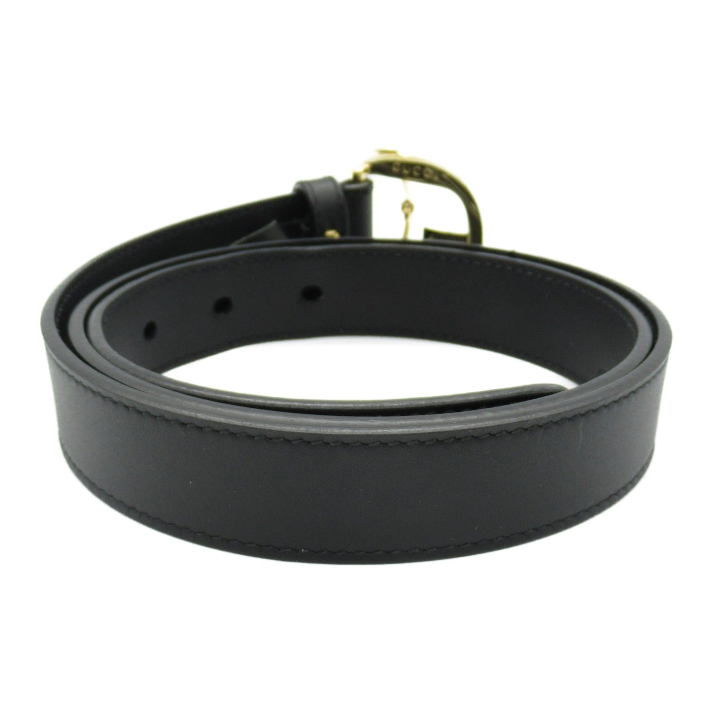 Luxury Gucci Trending 2025 Horsebit Belt Belt Leather Black