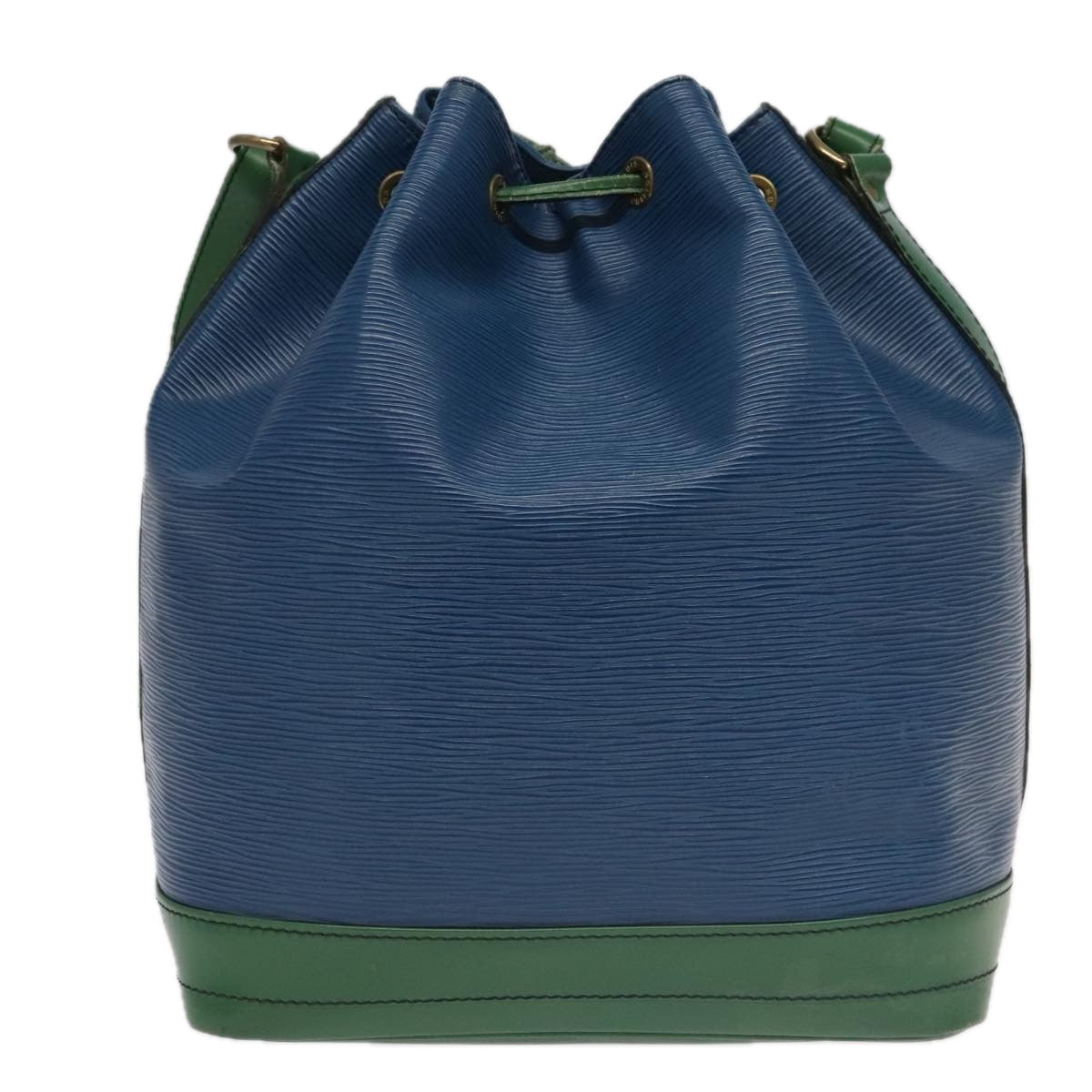 LOUIS VUITTON Epi Noe Shoulder Bag Bicolor Green Blue M44044 LV 96138