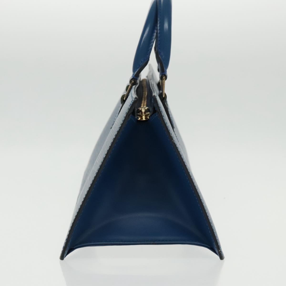 LOUIS VUITTON Epi Sac Triangle Hand Bag Blue M52095 LV 96139