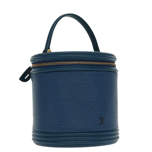 LOUIS VUITTON Epi Cannes Hand Bag Blue M48035 LV 96142