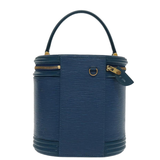 LOUIS VUITTON Epi Cannes Hand Bag Blue M48035 LV 96142
