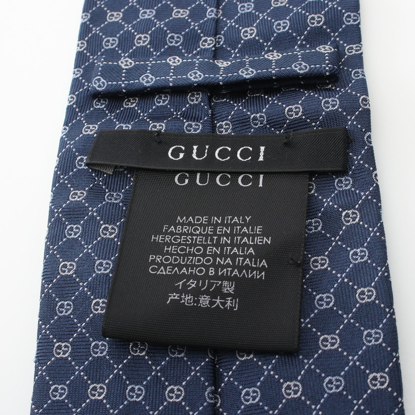 Luxury Gucci Trending 2025 Tie Silk Navy
