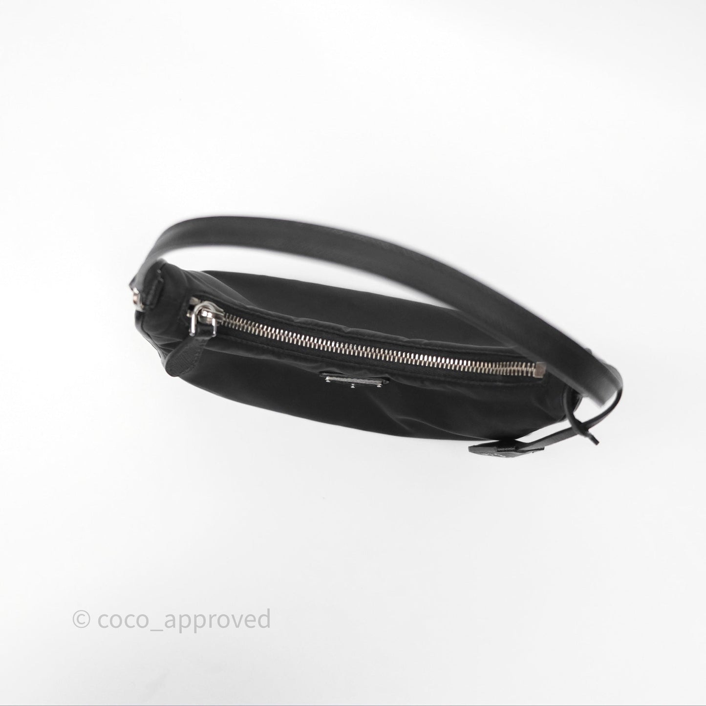 Prada Re-Edition 2005 Nylon Mini Bag Black Silver Hardware