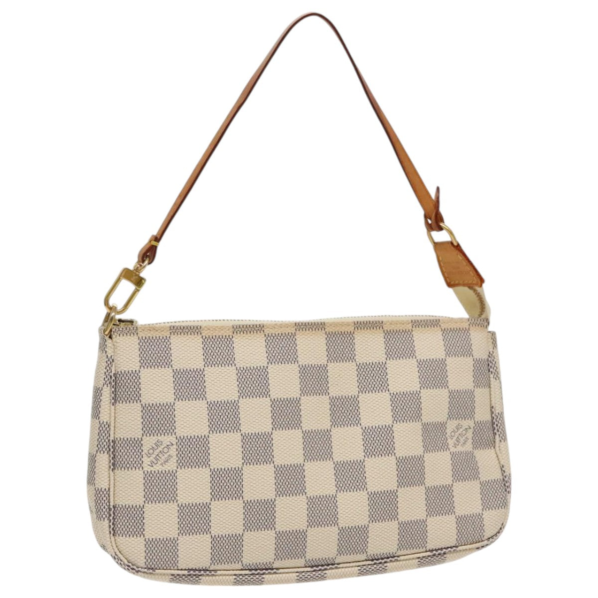 LOUIS VUITTON Damier Azur Pochette Accessoires Pouch N51986 LV 96156