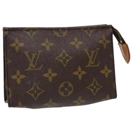 LOUIS VUITTON Monogram Poche Toilette 15 Pouch M47546 LV 96158
