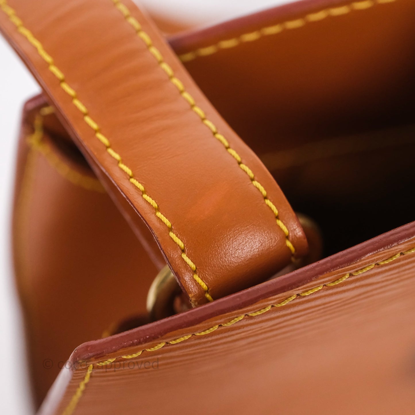 Louis Vuitton Cluny Shoulder Bag Brown Epi