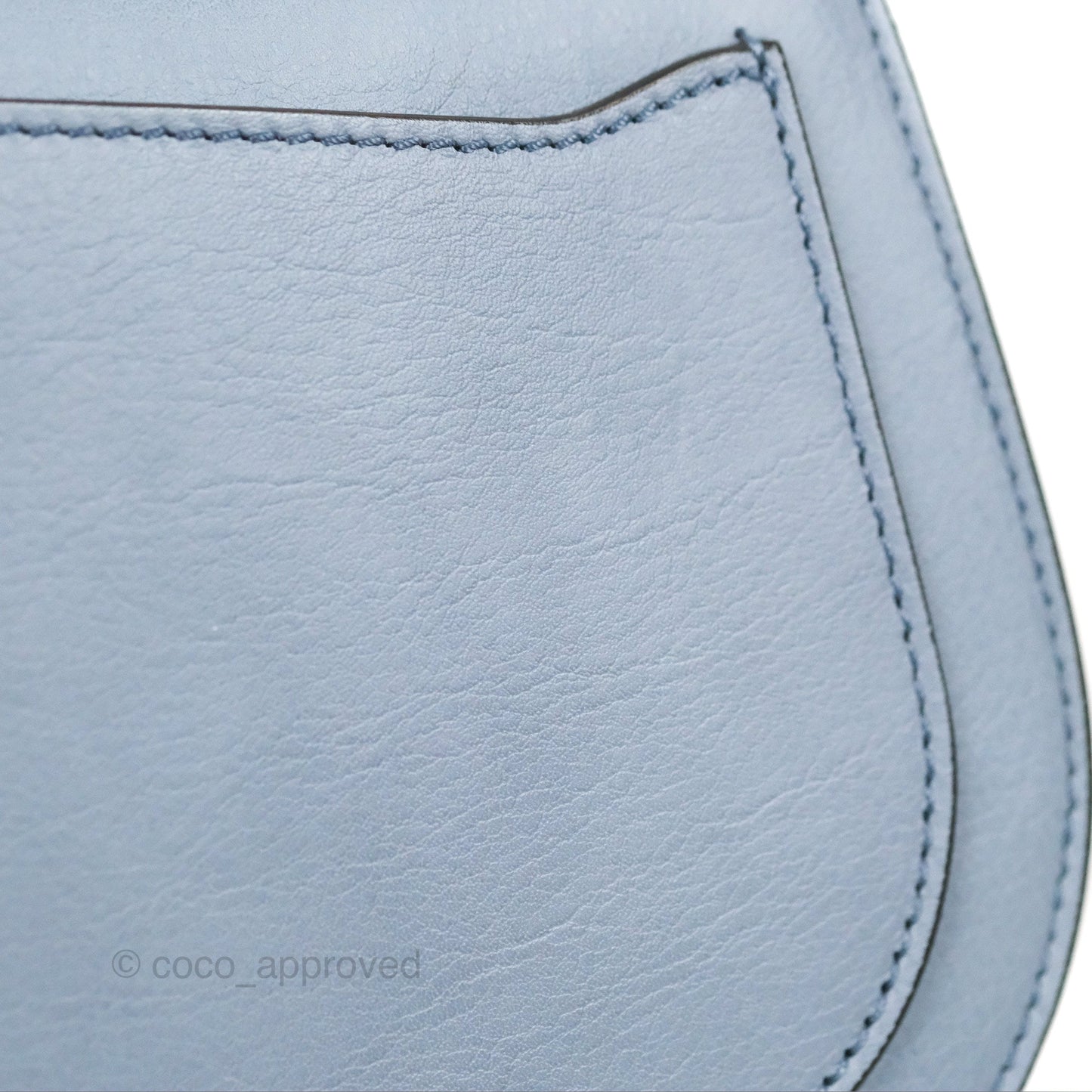 Chloé Nile Crossbody Bag Blue Calfskin
