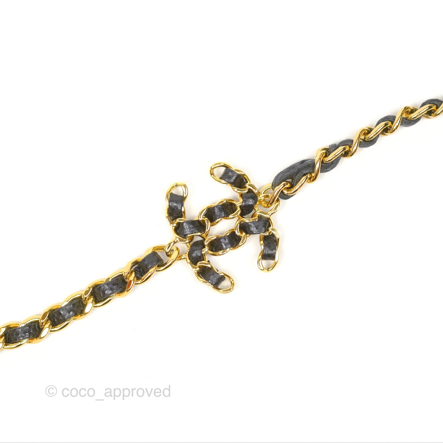 Chanel Miss Coco Clutch With Chain Quilted Black Caviar Gold Hardware