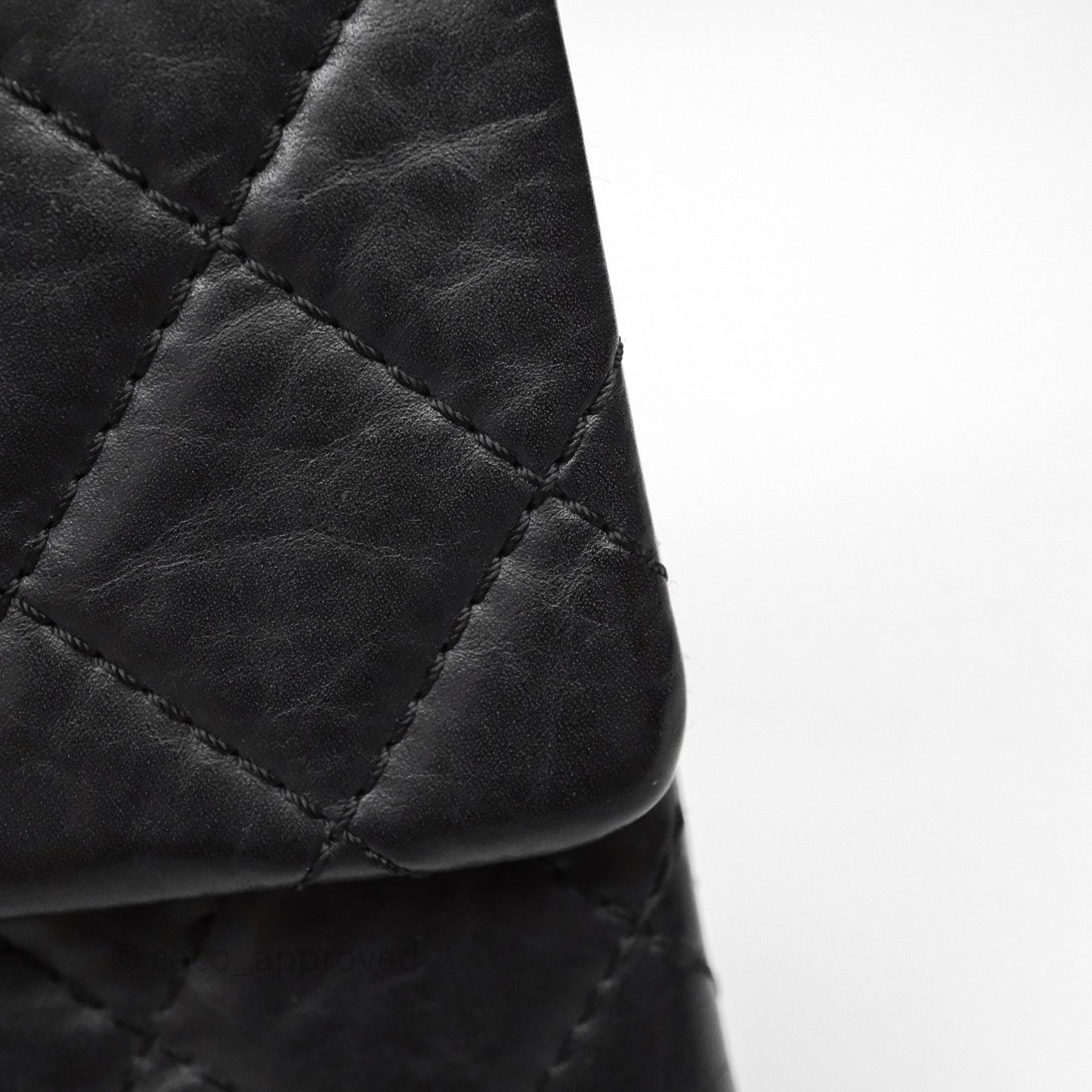 Chanel Reissue Quilted Aged Calfskin Black Gold Hardware 226