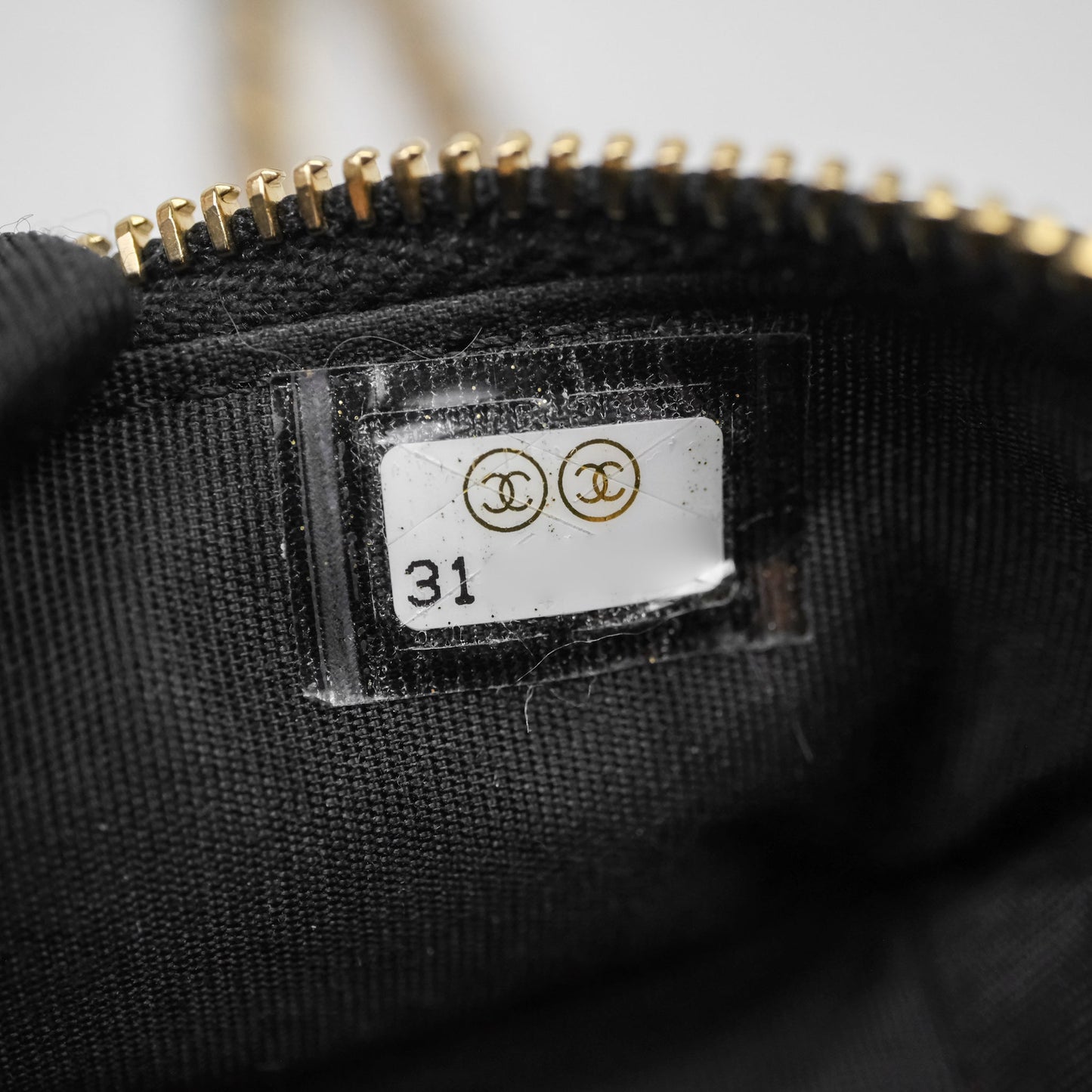 Chanel Quilted Mini Top Handle Vanity With Chain Black Caviar Aged Gold Hardware