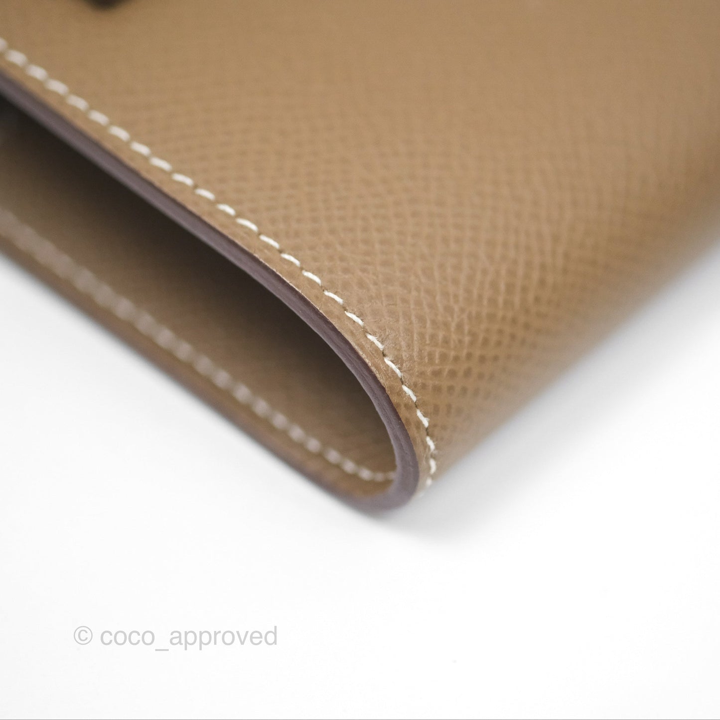 Hermès Kelly To Go Wallet Etoupe 18 Epsom Palladium Hardware