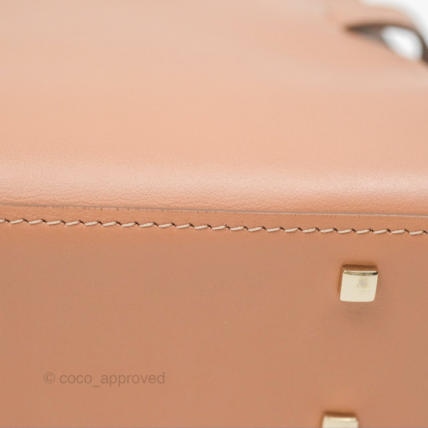 Delvaux Tempête Mini Beige Supple Calfskin Gold Hardware