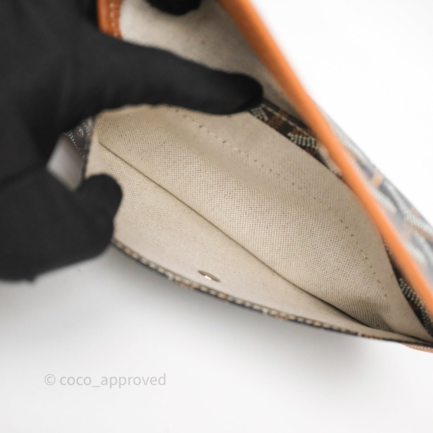 Goyard Bohème Hobo Bag Black & Tan