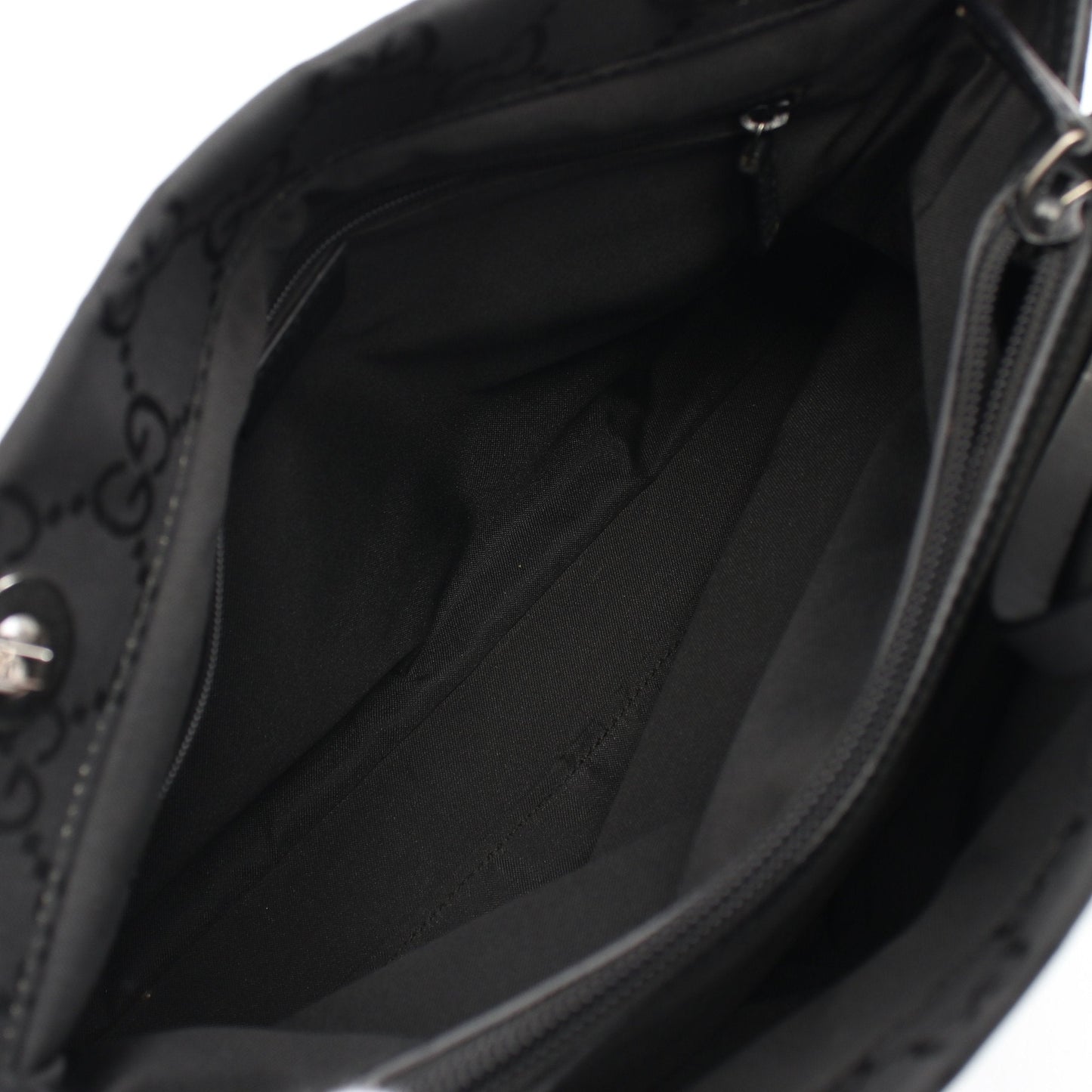 Luxury Gucci Trending 2025 Bamboo GG pattern Handbag Nylon Black 2WAY