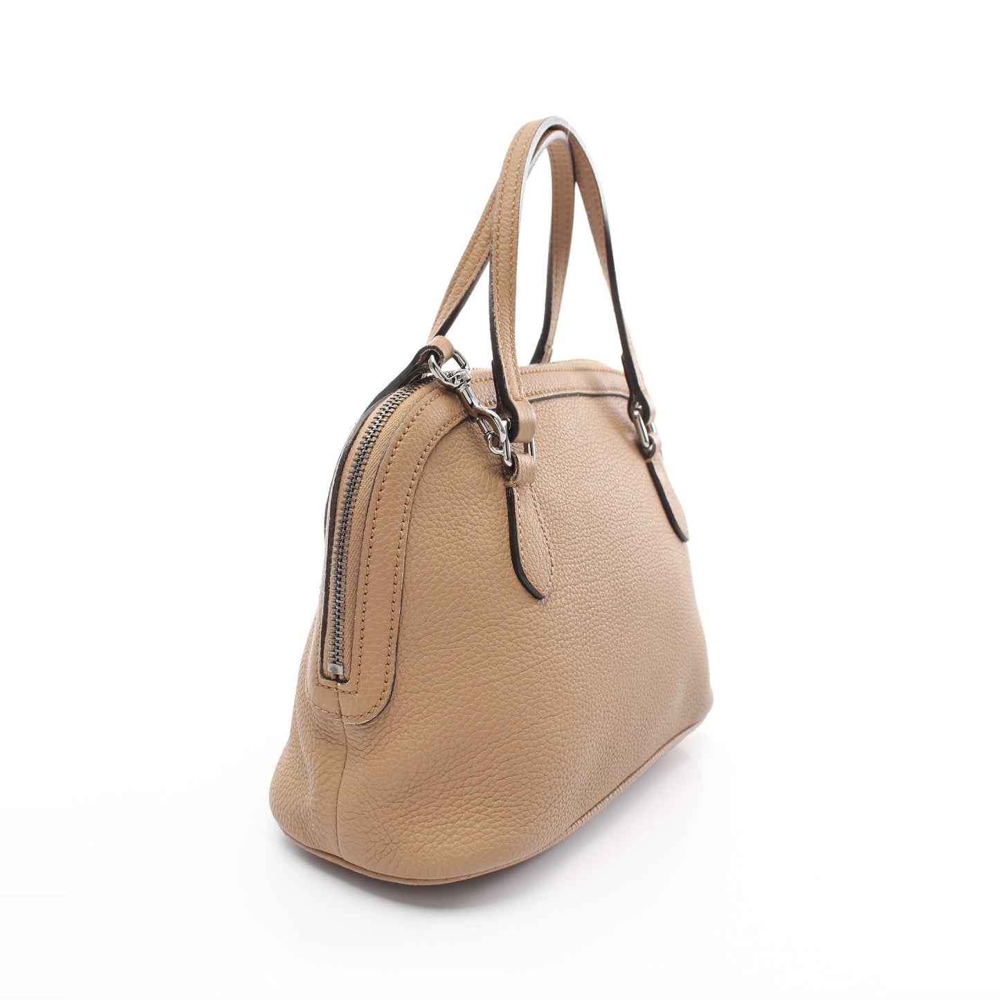 Luxury Gucci Trending 2025 Handbag Leather Beige Logo embossed 2WAY