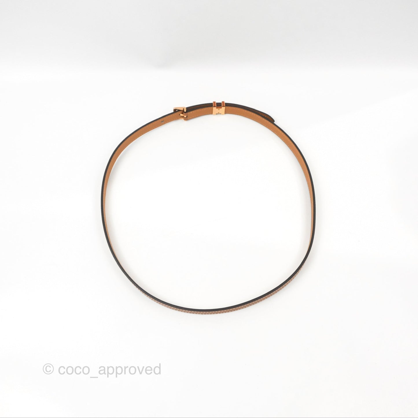 Hermes Pop H 15 Belt Gold Epsom Gold Hardware