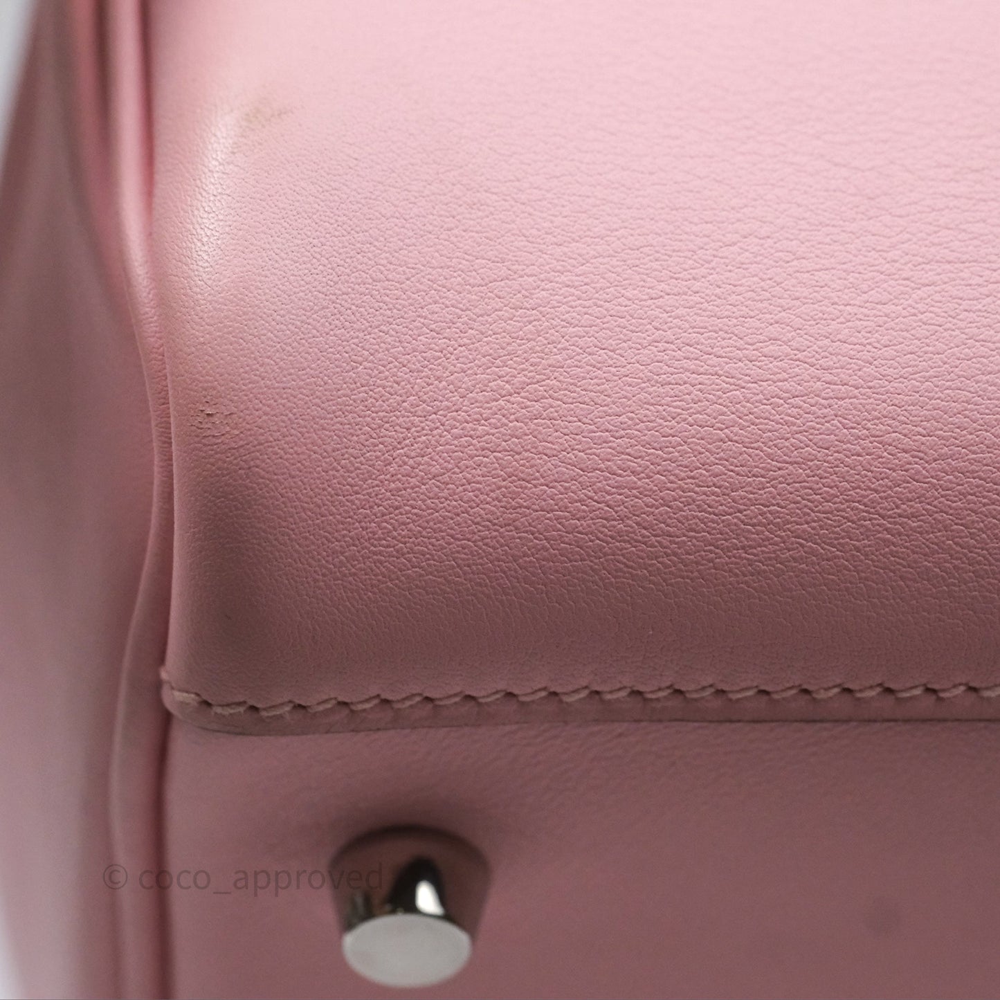 Hermes Lindy 26 Rose Sakura Pink 3Q Swift Palladium Hardware