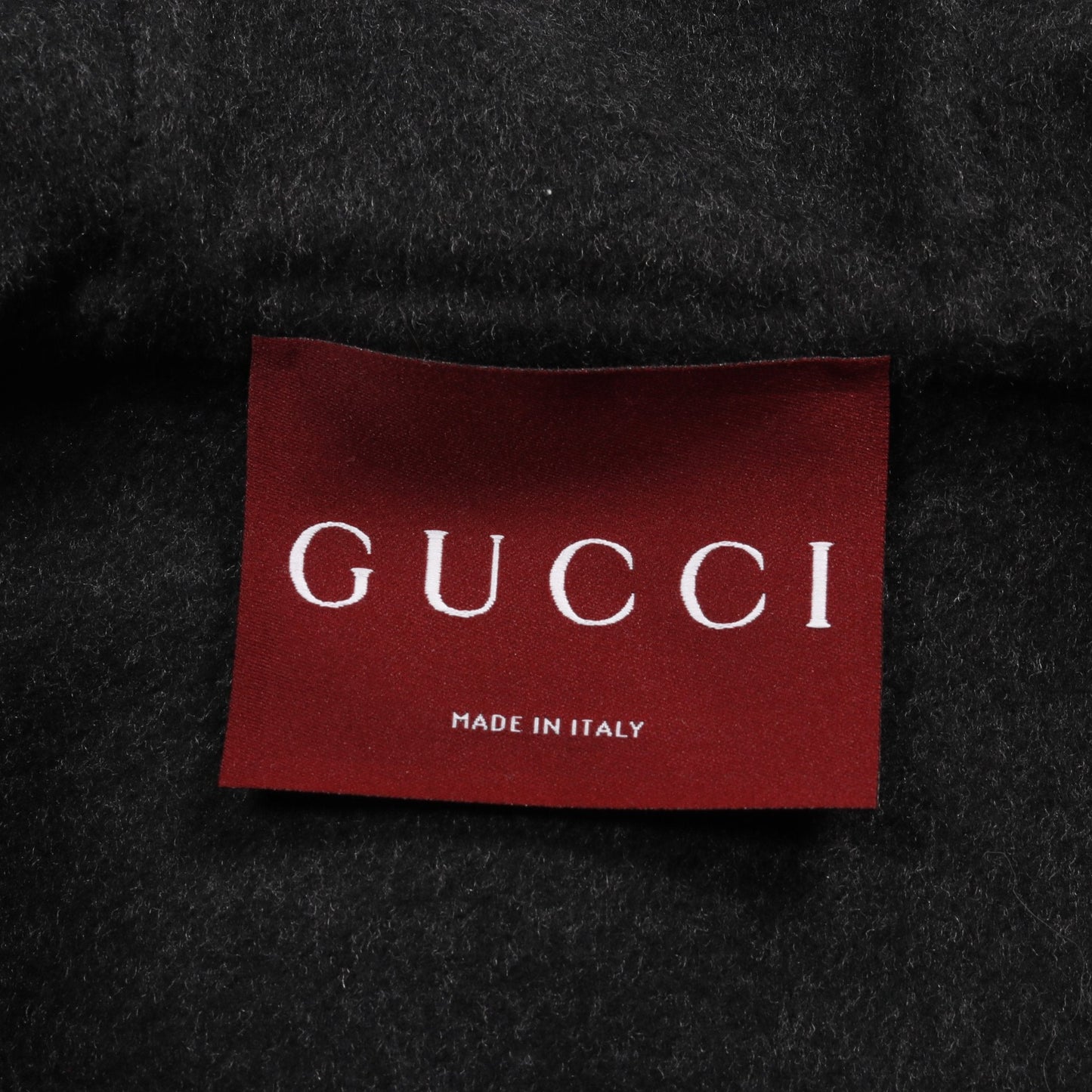 Luxury Gucci Trending 2025 Zip up hoodie Jacket Back logo Wool Dark gray
