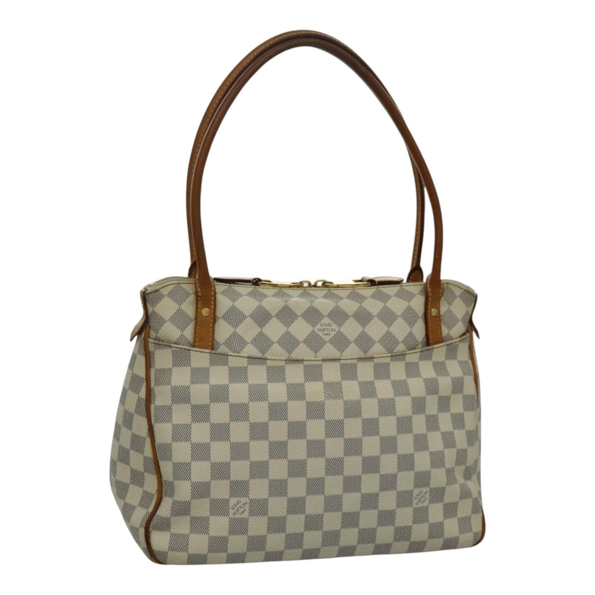 LOUIS VUITTON Damier Azur Figueri PM Shoulder Bag N41176 LV 96258