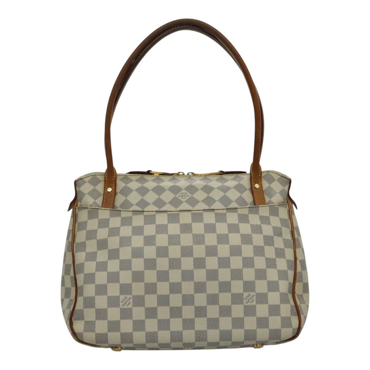 LOUIS VUITTON Damier Azur Figueri PM Shoulder Bag N41176 LV 96258