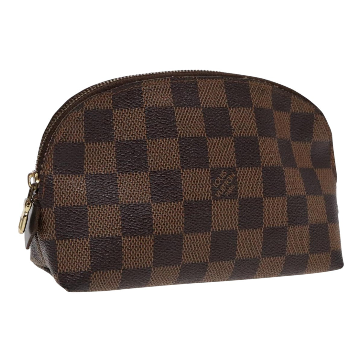 LOUIS VUITTON Damier Ebene Pochette Cosmetic PM Pouch N47516 LV 96260