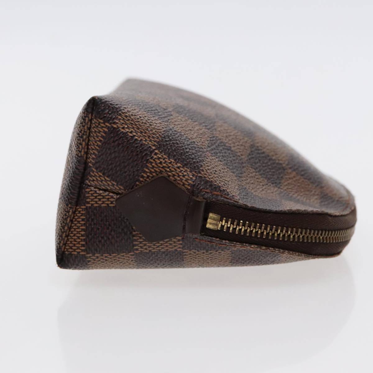 LOUIS VUITTON Damier Ebene Pochette Cosmetic PM Pouch N47516 LV 96260