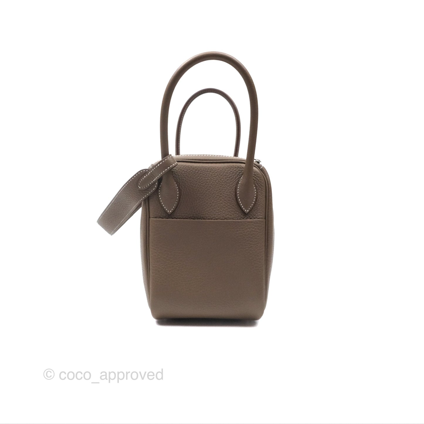Hermès Lindy 26 Clemence Etoupe 18 Palladium Hardware