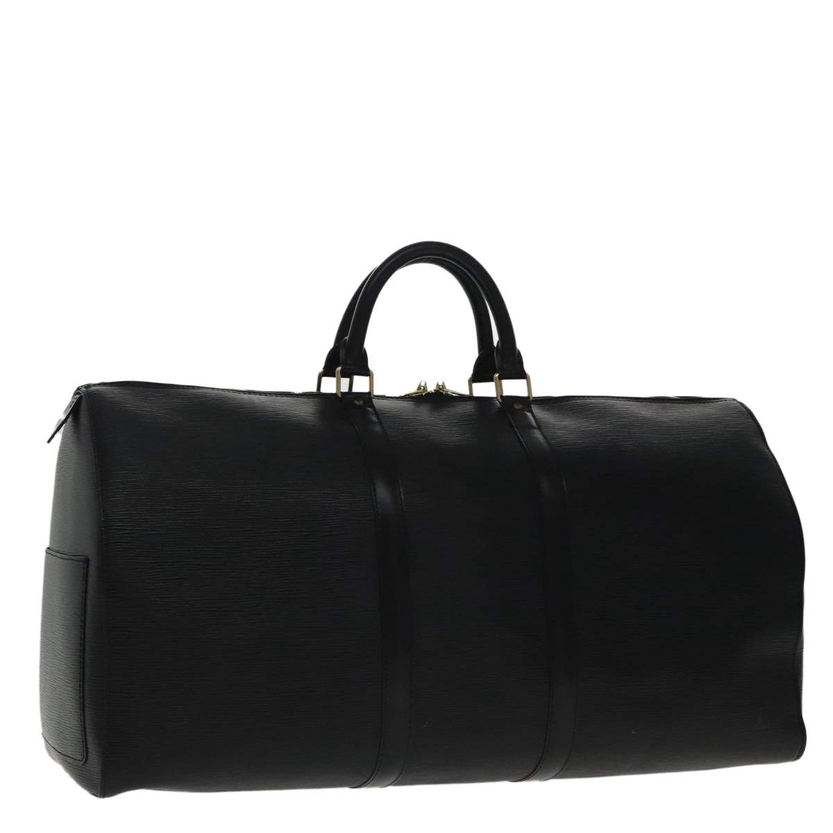 LOUIS VUITTON Epi Keepall 55 Boston Bag Noir Black M42952 LV 96268