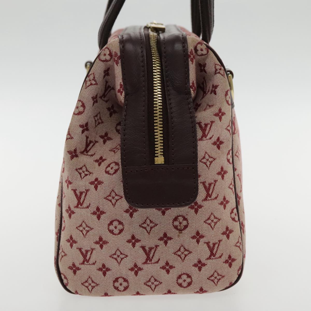 LOUIS VUITTON Monogram Mini Josephine PM Hand Bag Red M92216 LV 96269