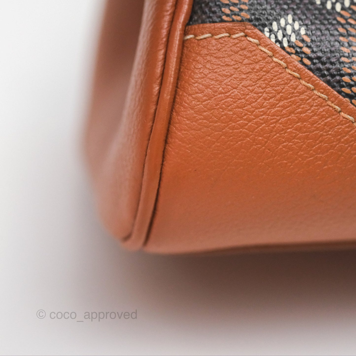 Goyard Saïgon Mini Bag Tan Goyardine Canvas/Chevroches Calfskin