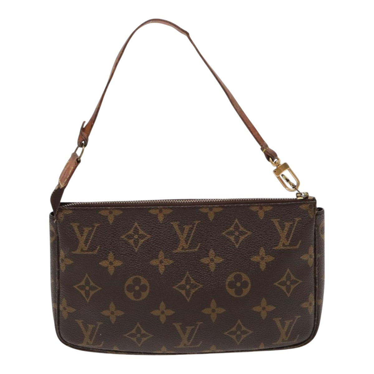LOUIS VUITTON Monogram Pochette Accessoires Pouch M51980 LV 96275