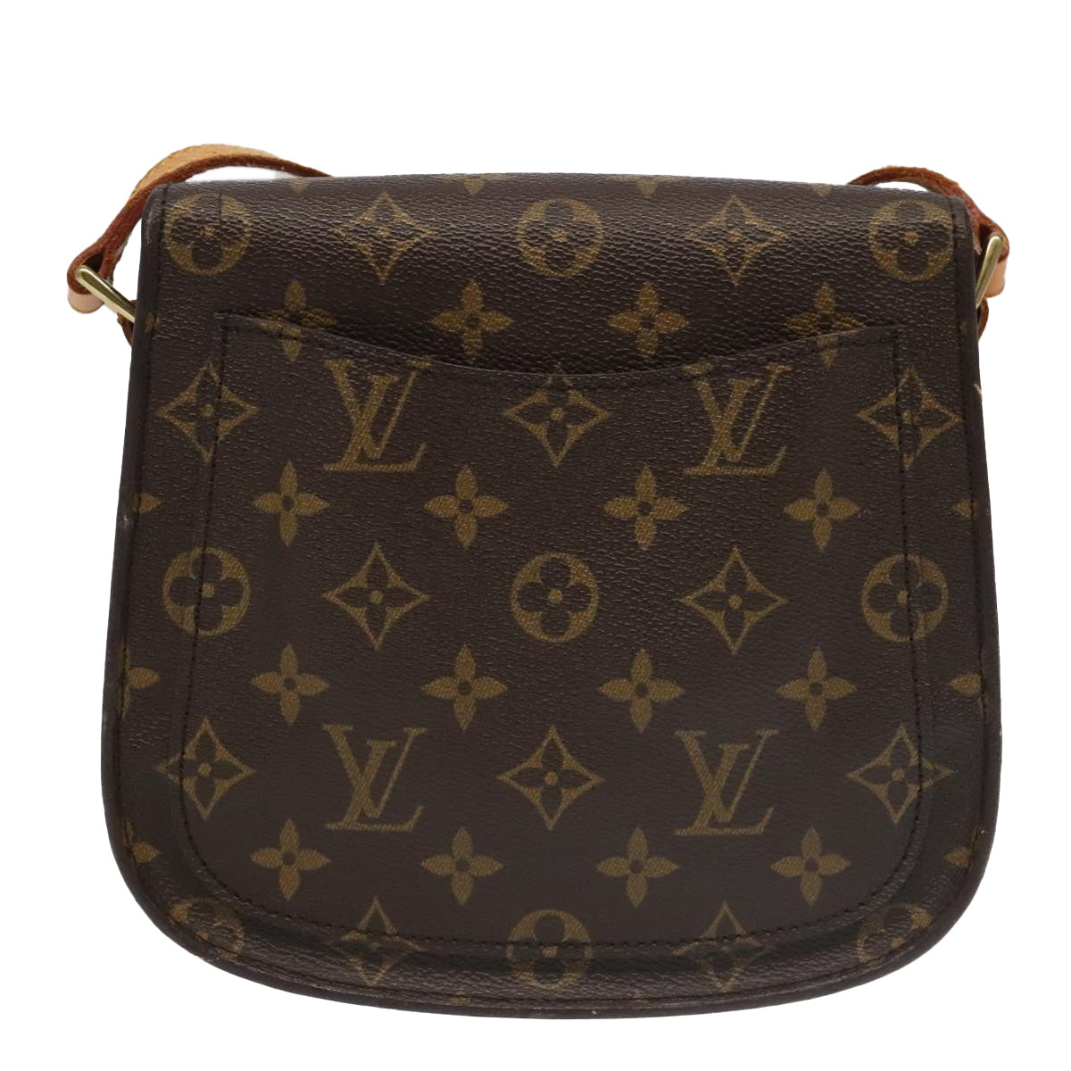 LOUIS VUITTON Monogram Saint Cloud MM Shoulder Bag M51243 LV 96283