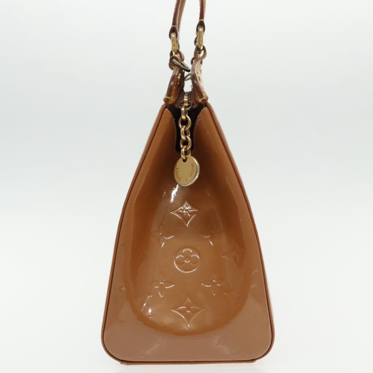 LOUIS VUITTON Monogram Vernis Blair MM Bag 2Way Rose Velours M91588 96291